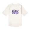 Witte UV tshirt ciao - Short sleeve rashguard purple/sea salt